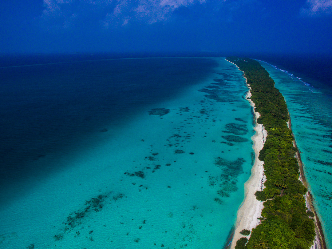 Остров Дигура Мальдивы скамый красивый