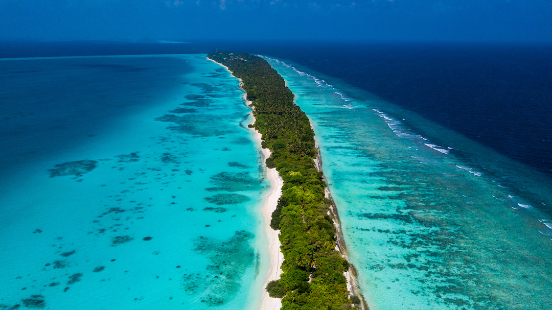 Остров Дигура Мальдивы скамый красивый